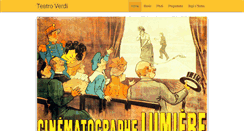 Desktop Screenshot of cinemaverdi.it
